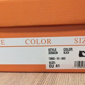 Miz Mooz Geranium Sandals, Black, Size 41 EU/ 10.5 US.